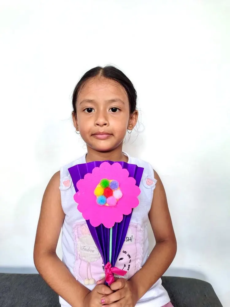 Flower on a stick