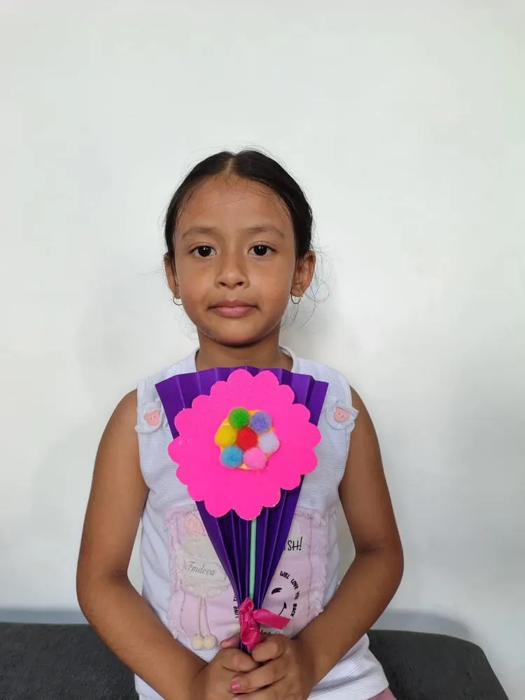 Handmade paper flower bouquet from our workshop